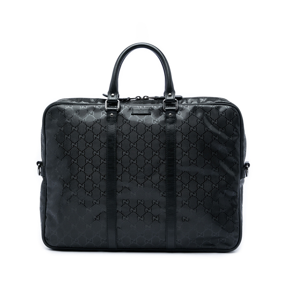 Pre-Loved Gucci GG Imprime Business Bag
